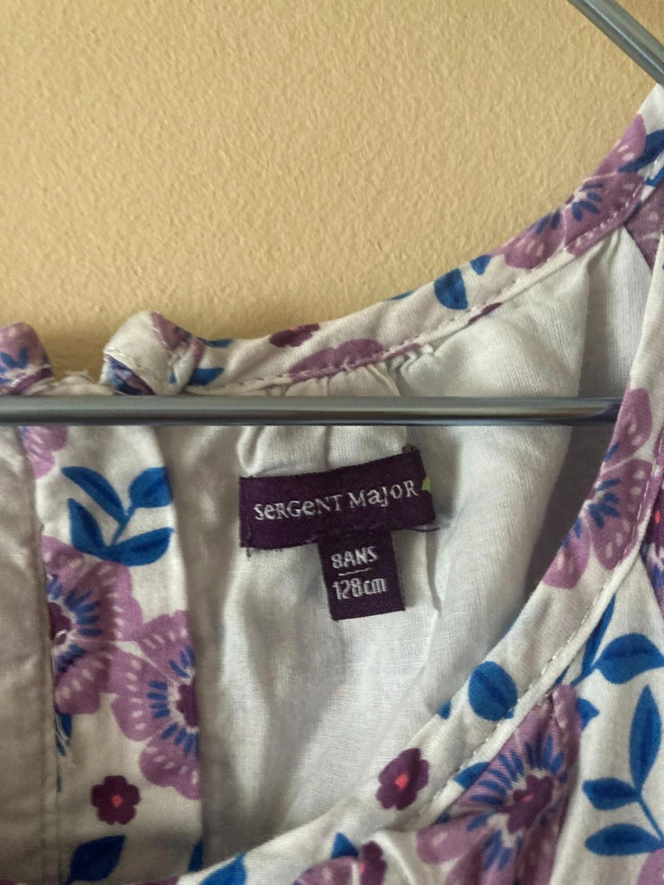 Sergent Major bloemige jurk set + vest 8 jaar 128 cm – photo 3